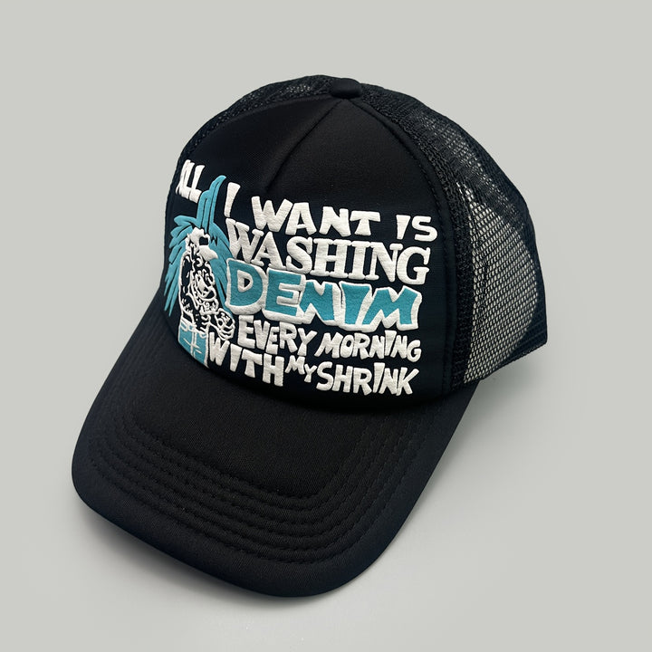 Esta red, que se puede reajustar, presenta diseños encantadores y caprichosos, letras y bordado 3D. Es el regalo perfecto para viajes, pesca al aire libre y para compartir con amigos y familiares. Sombrero para hombre, gorra con ala para hombre