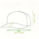 Gorra de béisbol con cierre de clic negro elegante, con gestos de mano bordados en blanco - Estilo unisex de hip-hop, poliéster, ajuste ajustable, perfecto para uso casual, ropa de cabeza casual | Gorra bordada | Equipo de cabeza duradero