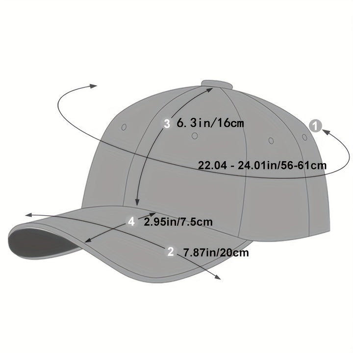 1 pieza, Gorra de béisbol ajustable transpirable con sombrilla unisex con cara sonriente para viajes de primavera y otoño, ideal para fiesta junto al mar