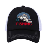 Gorra de Camionero de Malla Transpirable con Diseño de Pez Amoroso - Gorra de Béisbol Casual en Negro, Rojo y Azul para Pesca, Golf y Actividades al Aire Libre, Gorra de Pesca