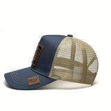 1 gorra de béisbol con diseño de bandera estadounidense, ajustable y con malla trasera transpirable para actividades al aire libre, deportes y uso casual. Ideal para regalos para fanáticos de béisbol, ropa de cabeza para exteriores, diseño deportivo, gorr