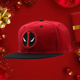 Gorra de Béisbol Bordada en 3D Deadpool para Hombres y Mujeres - Gorra Snapback Ligera y Transpirable con Diseño Rojo/, Accesorios Casuales y Deportivos para Fans de Superhéroes, Lavable a Máquina, Ajustable, Merchandising para Aficionados, Diseño Gráfico