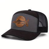 Gorra de basquetbol para hombres y mujeres, con diseño de peces, casual y simple, protectora del sol, ideal para deportes en la calle, regalo, vacaciones