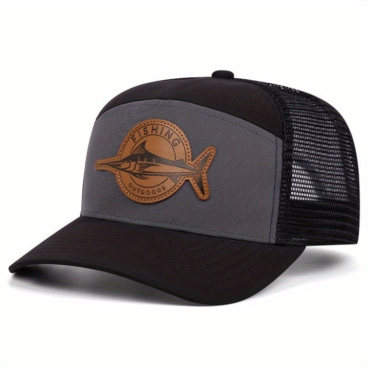 Gorra de basquetbol para hombres y mujeres, con diseño de peces, casual y simple, protectora del sol, ideal para deportes en la calle, regalo, vacaciones