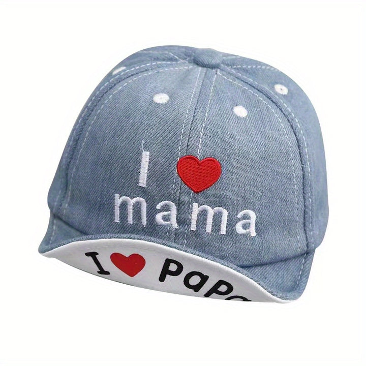 Gorra De Béisbol De Mezclilla Para Bebé, Sombrero De Sol Infantil Suave Y Ajustable, Gorra Para Niños Pequeños Para Niñas Y Niños