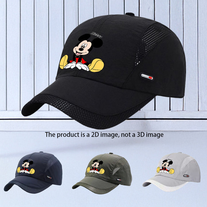 Gorra de béisbol de Mickey Mouse - Gorra de camionero de malla transpirable, duradera y ajustable para todas las estaciones, perfecta para actividades al aire libre y uso casual, gorra de todas las estaciones | Gorra de personaje de dibujos animados | Gor