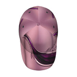 1 gorra unisex de camionero con efecto marmolado rosa y morado - Visera curva con estampado completo, cierre ajustable, ligera para todas las estaciones, gorra casual de béisbol para deportes al aire libre (degradado rosa/morado)