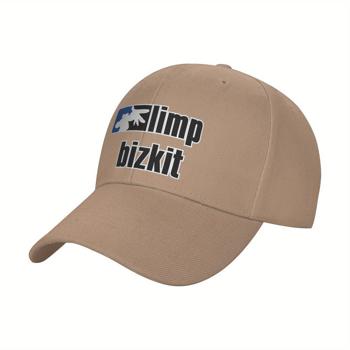 1pc Gorra de Béisbol de Poliéster Ajustable de Música Rock Limp Rapcore Bizkit Taurus07, Ligera y Transpirable, Sombrero de Sol de Golf con Visera Curva, Estilo Y2K de Moda para Hombres y Mujeres, Regalo Perfecto para Vacaciones/Cumpleaños