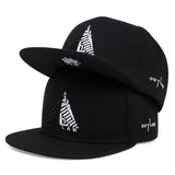 Gorra de beisbol para hombres y mujeres con estampado de triangulo, prenda de moda de estilo hip hop para temporada de primavera y verano