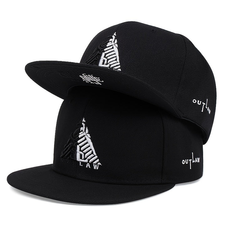 Gorra de beisbol para hombres y mujeres con estampado de triangulo, prenda de moda de estilo hip hop para temporada de primavera y verano