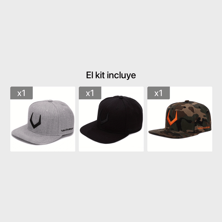 1 gorra plana tipo V para hombre, gorra de béisbol estilo hip hop