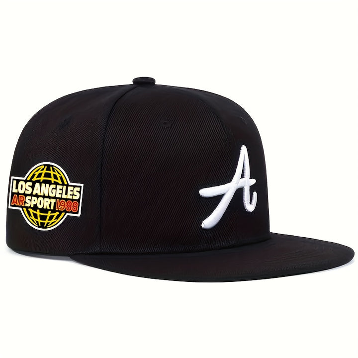 1 gorra de béisbol bordada con fuente gótica para hombre, sombrero casual para exteriores, ideal para uso diario y en la calle en todas las estaciones, Sombrero para Exteriores,Uso para Todas las Estaciones,Sombrero Elegante,Moda Urbana,Gorra Ligera,Co...