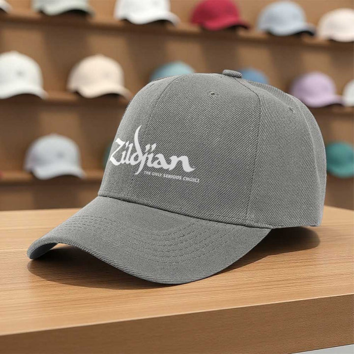 1 Gorra de béisbol Zildjian Since 1623 - Gorra ligera ajustable con cierre, negra con logo blanco, para skateboarding, gimnasio, viajes, ropa urbana casual - Gorra deportiva unisex para hombres y mujeres, accesorio para el cabello para el gimnasio, moda u