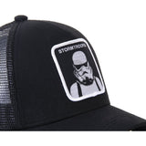 1pz Gorra de Béisbol STAR WARS Stormtrooper para Mujeres y Hombres - Sombrero Transpirable con Gráfico del Casco Blanco de Stormtrooper, Temática de Película, Gorro Casual para Exteriores, Solo Lavado a Mano, Regalo Perfecto para Aficionados, Mercancía de