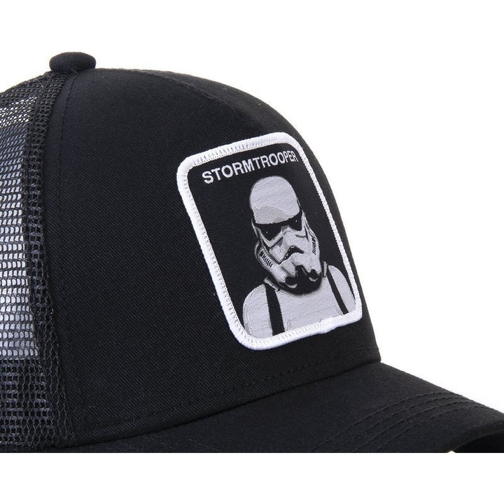 1pz Gorra de Béisbol STAR WARS Stormtrooper para Mujeres y Hombres - Sombrero Transpirable con Gráfico del Casco Blanco de Stormtrooper, Temática de Película, Gorro Casual para Exteriores, Solo Lavado a Mano, Regalo Perfecto para Aficionados, Mercancía de