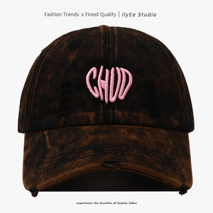 Gorra de Béisbol Bordada CHUD - Marrón