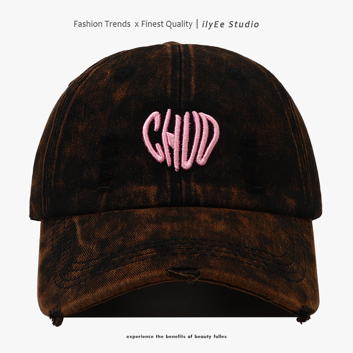 Gorra de Béisbol Retro de Mezclilla con Letras para Hombres y Mujeres, Ajustable con Snapback, Logo Decorado en 3D - Perforada para Ventilación, Deportes al Aire Libre, Uso Casual y Eventos Navideños (Ajuste No Elástico)