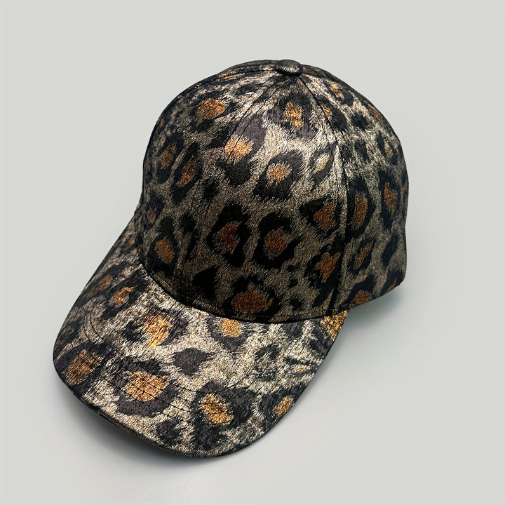 Nueva Gorra de Béisbol Retro con Estampado de Leopardo para Hombre y Mujer, Gorra de Béisbol de Boca de Pato Estilo Urbano con Parte Superior Rígida, Gorra de Béisbol para Mujer, Gorra de Béisbol para Hombre