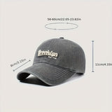 Nueva gorra de béisbol retro para hombre y mujer, perfecta para deportes de primavera y otoño y uso casual, con un estilo urbano único con un diseño coreano lavado y protección solar, sin batería