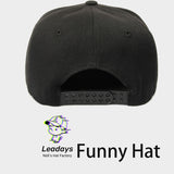 Gorra de béisbol con diseño de sonrisa diabólica de anime, ajustable con cierre trasero y visera plana, 100% poliéster transpirable, unisex, casual, para hombres y mujeres, ideal para uso en todas las estaciones, festivales y baile