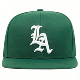 2 piezas (gorra + collar) Gorra de béisbol con bordado de letras para hombre y mujer | Estilo urbano al aire libre