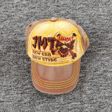 Gorra Snapback Punk para Hombres con Diseño de 6 Paneles y Letra A en 3D - Ligera y No Elástica para Uso en Todas las Estaciones, Gorra Casual para Exteriores, Parte Superior Redonda para Mardi Gras/Navidad/Eventos de Lucha (Patrón de Letra A)