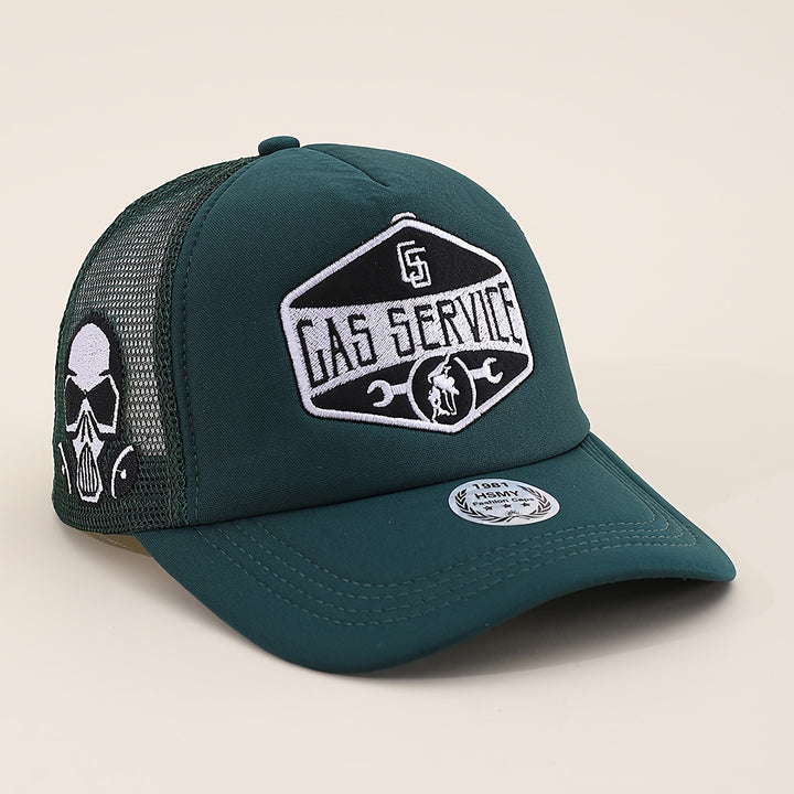 Gorra de béisbol con logo bordado, malla transpirable y moderna. Ideal para personas que buscan estilos únicos, perfecta para salidas diarias y actividades callejeras
