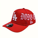 Gorra de béisbol New Era LA - Snapback ajustable, letras llamativas de LA y logo de LA, gorra ligera de streetwear para hombre, para todas las estaciones, moda urbana hip hop, deportes al aire libre, caza