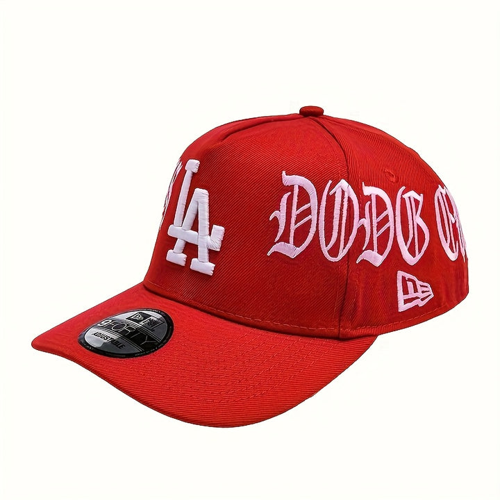 Gorra de béisbol New Era LA - Snapback ajustable, letras llamativas de LA y logo de LA, gorra ligera de streetwear para hombre, para todas las estaciones, moda urbana hip hop, deportes al aire libre, caza
