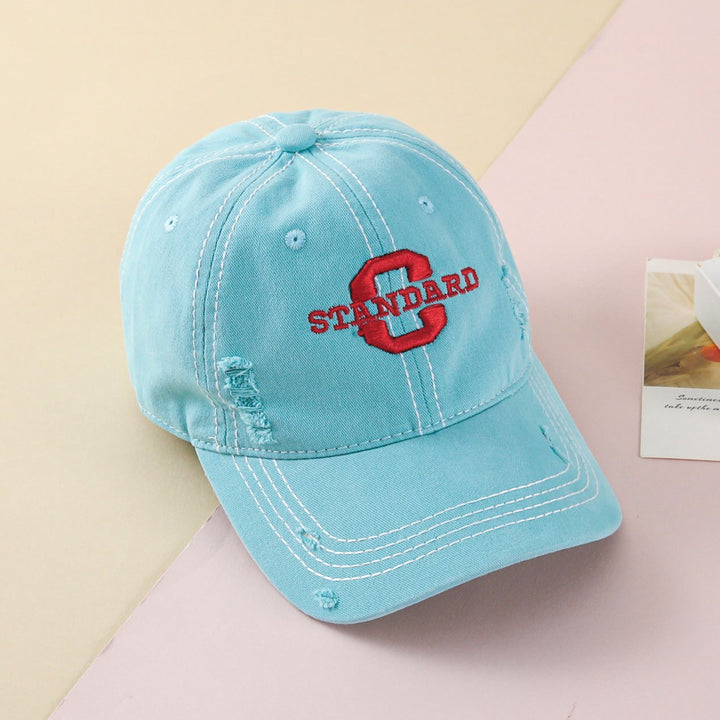 1 Gorra de béisbol 'y' - Gorra snapback ligera y transpirable con letras bordadas en 3D, corte estructurado para niños y niñas, conjunto para fiesta de cumpleaños