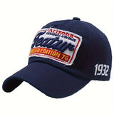 Gorra de Béisbol Ajustable con Borlas y Agujeros Aleatorios y Parche Bordado, Protección Solar, Sombrero Casual para Exteriores para Mujeres y Hombres