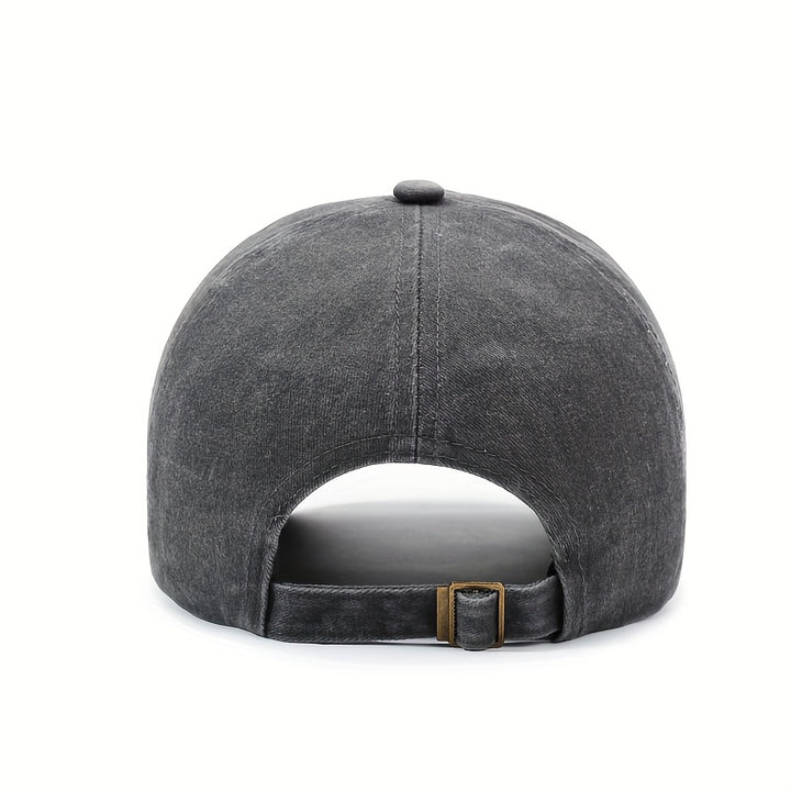 Nueva gorra de béisbol retro para hombre y mujer, perfecta para deportes de primavera y otoño y uso casual, con un estilo urbano único con un diseño coreano lavado y protección solar, sin batería