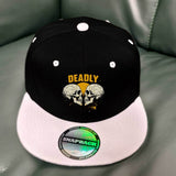 Gorra de béisbol de dos tonos, revolución de ropa de calle unisex 2025 - ajustable con cierre de clic, ligera y transpirable, poliéster, estampado de calavera retro, diseño negro y rojo para hombres y mujeres, lavable en máquina, ropa de cabeza casual, go