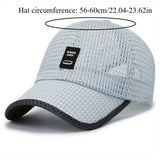 2 Piezas Sombreros de Verano Unisex para Exteriores - Gorras de Malla Transpirable de Secado Rápido con Ala Ancha Estilo Pico de Pato/Béisbol para Playa, Pesca, Navegación - Ajustables para Hombres y Mujeres (Estilo Pico de Pato y Ala Grande)