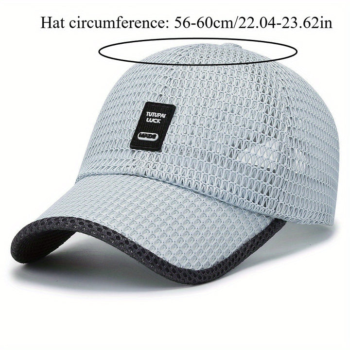 2 Piezas Sombreros de Verano Unisex para Exteriores - Gorras de Malla Transpirable de Secado Rápido con Ala Ancha Estilo Pico de Pato/Béisbol para Playa, Pesca, Navegación - Ajustables para Hombres y Mujeres (Estilo Pico de Pato y Ala Grande)