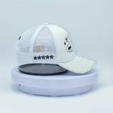 Nueva gorra deportiva casual para exteriores, diseño bordado de isla y estrella en varios lados, gorro de malla ajustable para camioneros, para hombres y mujeres, adecuado para las 4 estaciones, regalo de cumpleaños o presente de Navidad perfecto