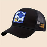 1 Gorra de Béisbol con Estampado WB para Hombres y Mujeres - Parte Trasera en Red, Ajuste Perfecto Deportes al aire libre & Acceso Casual estilo Festival | Sombrero Decorativo Adaptable Laváble