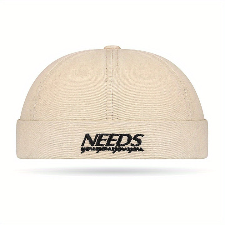 Gorra Snapback Bordada NEEDS para Hombres y Mujeres - Sombrero de Calle Ajustable con Citas Motivacionales, Tela Transpirable, Beanie Unisex Hip-Hop Casual ()