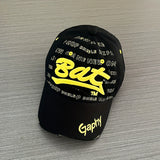 Gorra de béisbol nueva primavera con parche bordado tridimensional y letras, gorra de sol para hombres y mujeres al aire libre, tendencia