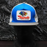 Gorra de béisbol retro americana para hombre, estilo skateboarding urbano, con bordado de frenos - Cierre ajustable snapback, diseño transpirable de seis paneles