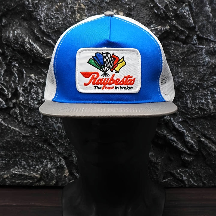 Gorra de béisbol retro americana para hombre, estilo skateboarding urbano, con bordado de frenos - Cierre ajustable snapback, diseño transpirable de seis paneles