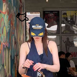 Gorra de Béisbol Ajustable con Letras Bordadas Pesadas para Hombres y Mujeres - Gorra Unisex Transpirable para Parejas con Bordado de Logo/Nombre/Texto, Gorra de Hip Hop Streetwear (Lavado a Mano/Limpieza en Seco)