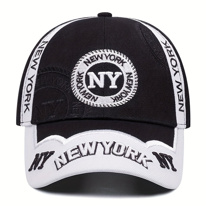 2 piezas Gorra de Béisbol con Estampado Táctico Camuflaje NY y Colgante Faith Bar para Hombres, Adecuada para Escalada, Accesorios de Ciclismo, Fiesta de Navidad