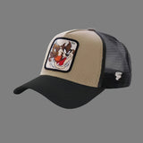 Gorra Ajustable Snapback de WB  con Logo de Speedy Gonzales - Licencia Oficial y Gorra de Mascota de Daffy Duck, Tejido Transpirable para Uso Exterior, Casual y Fiestas Temáticas (y más)