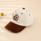 1 pieza, gorra de béisbol, estilo primavera y otoño, 3-7 años, gorra de conejo de moda para niños, gorra de pico de pato, gorro de sol para niñas