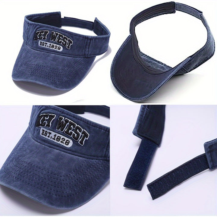 1 gorra retro teñida a mano, transpirable y ajustable con broche, unisex, para verano, deportes al aire libre como golf, béisbol y tenis, solo lavado a mano, gorra, ropa deportiva elegante, accesorio duradero