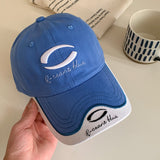 Gorra de béisbol retro de moda para niños, adecuada para parejas, con un ala ancha que se adapta a caras grandes y pequeñas.