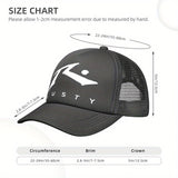 1pc Gorra Unisex Ligera de Verano y Otoño 2025 con Logo RUSTY, Gorra Snapback Negra Transpirable para Actividades al Aire Libre, Camping, Baile Callejero, Running, Fitness y Uso Casual – Regalo Versátil de Cumpleaños