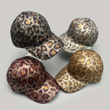 Nueva Gorra de Béisbol Retro con Estampado de Leopardo para Hombre y Mujer, Gorra de Béisbol de Boca de Pato Estilo Urbano con Parte Superior Rígida, Gorra de Béisbol para Mujer, Gorra de Béisbol para Hombre