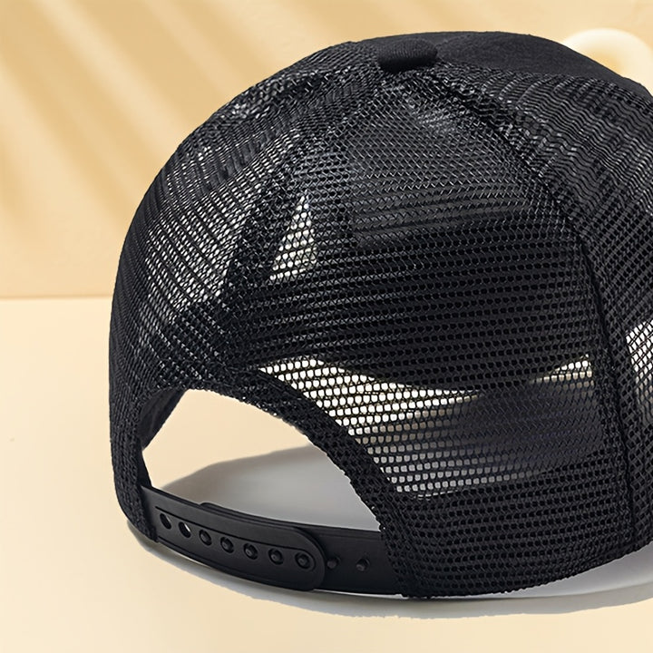 1-Pack Gorra de Béisbol Yellowstone - Sombrero Ligero Sin Elasticidad con Año de Fundación (1886), Visera Curva para Exteriores, Viajes y Camping - con Letras Doradas - Gorra Unisex para Hombres y Mujeres, Diseño Estilizado en Malla Transpirable